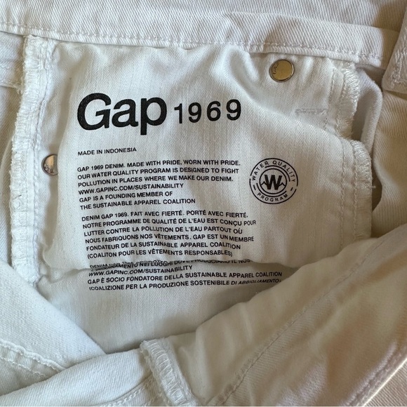 Gap white shorts denim size 27 - Picture 5 of 8